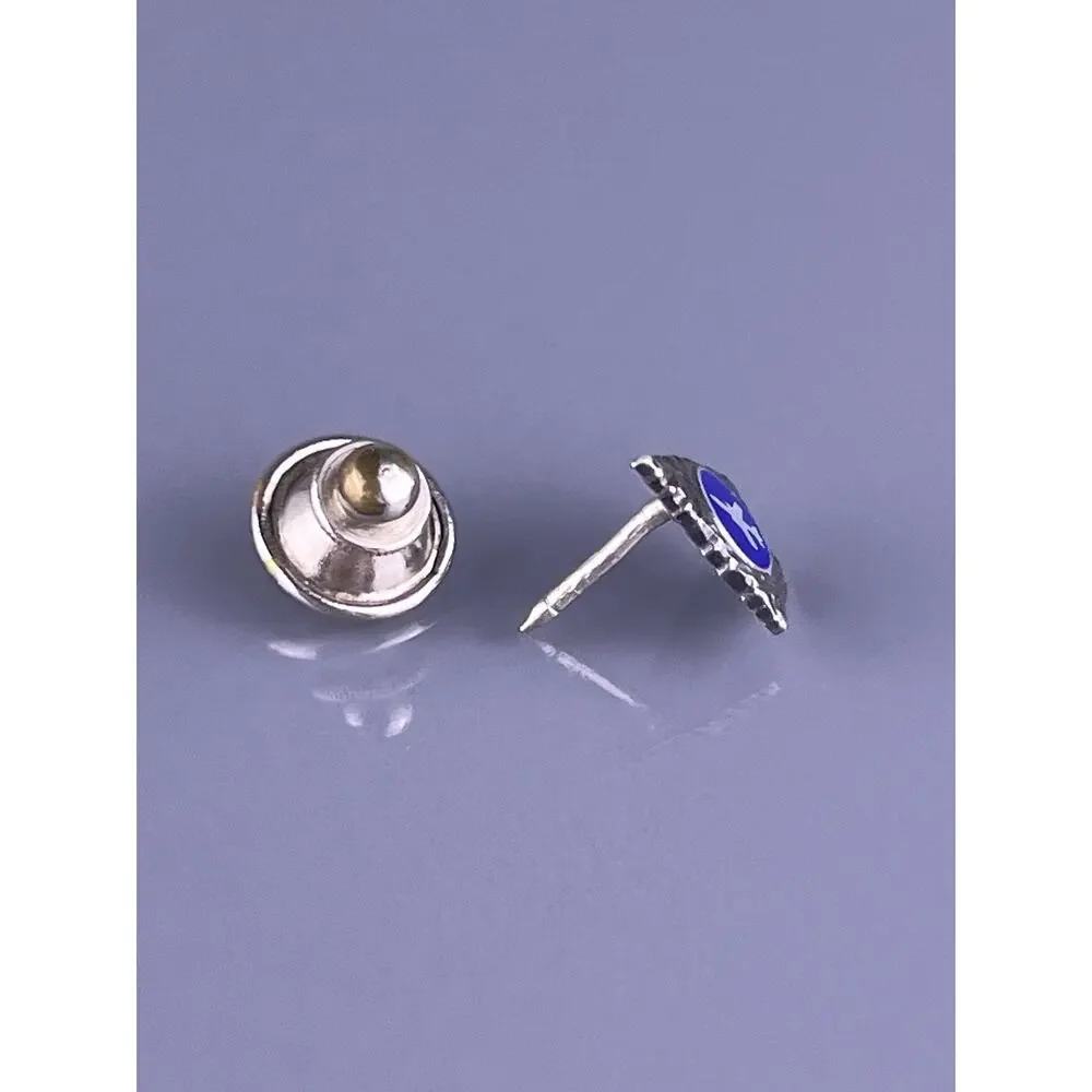 F-105 Thunderchief Aircraft Jet Tie Lapel Pin Sterling Silver Arrowhead Vintage